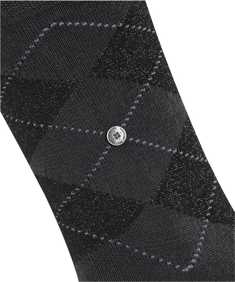 Burlington Socken Marylebone Glitter Einheitsgröße 36-41, Argyle-Muster, Lurex-Fäden, wärmend – Bild 4 von 5