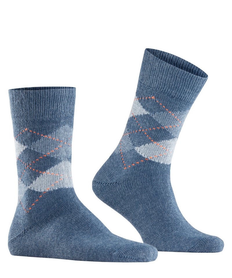 Burlington Socken Preston Einheitsgröße 40-46, Argyle-Muster, weiche Haptik – Bild 2 von 5