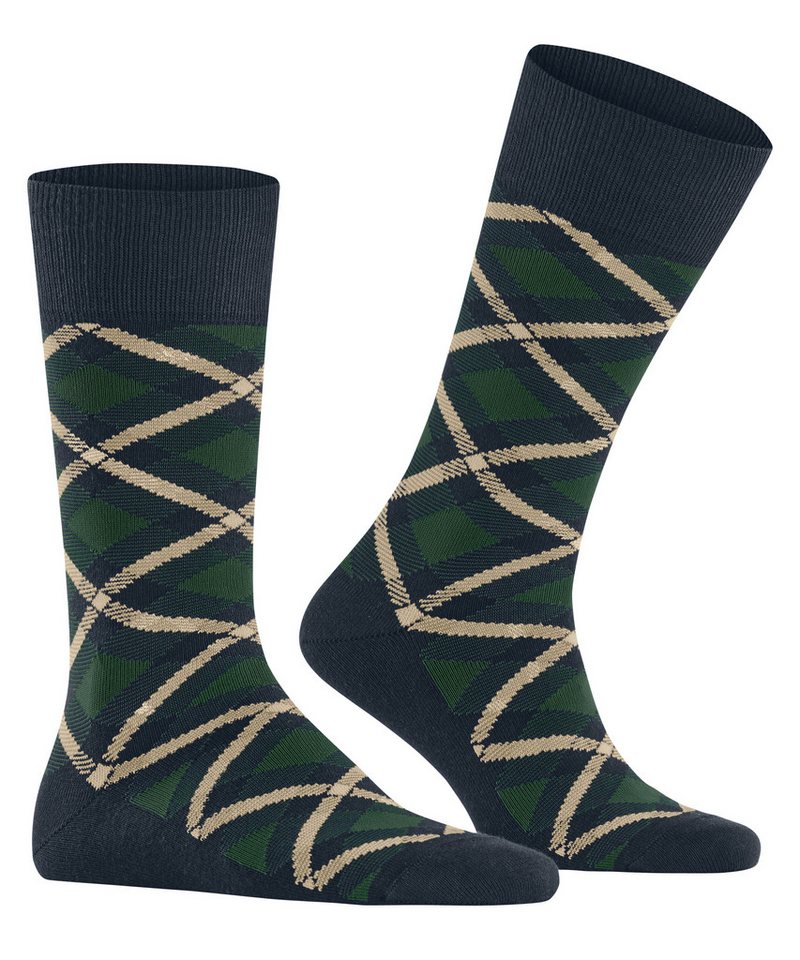 Burlington Socken Tartan Einheitsgröße 40-46, kariert, Burlingtion-Clip – Bild 2 von 5