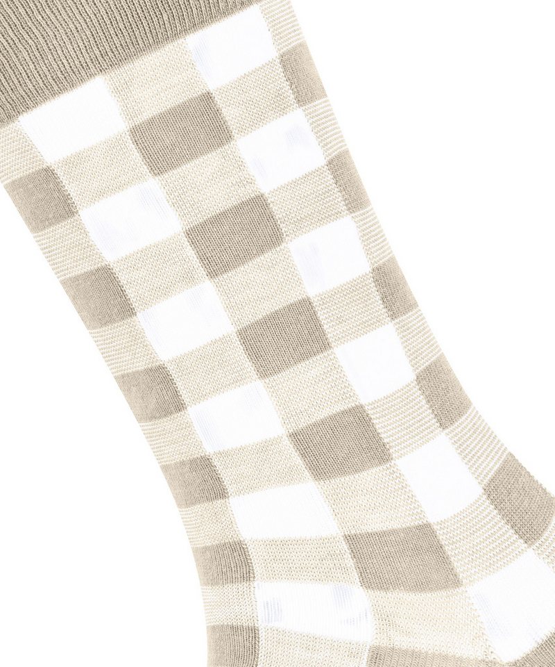 Burlington Socken Vichy Einheitsgröße 36-41, Karomuster, gekämmte Baumwolle – Bild 4 von 5