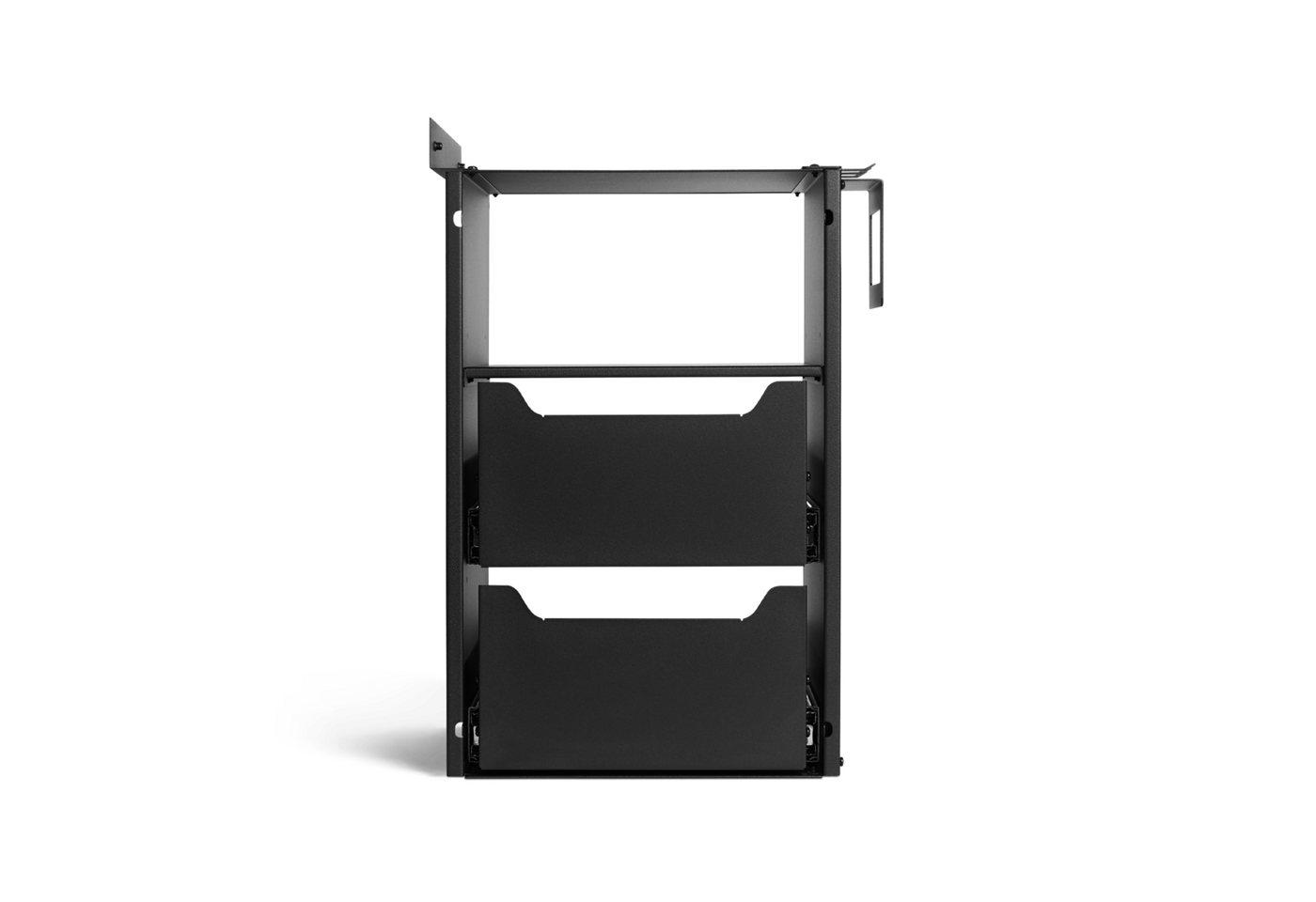 BURNHARD® Regal FRED Einbauregal 30 cm, Aufbewahrung für Grillzubehör, Schwarz – Bild 2 von 5