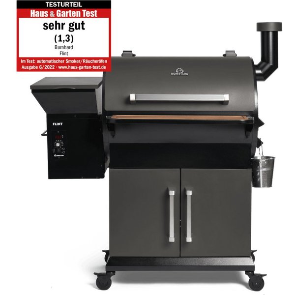 BURNHARD® Smoker FLINT, Pelletsmoker