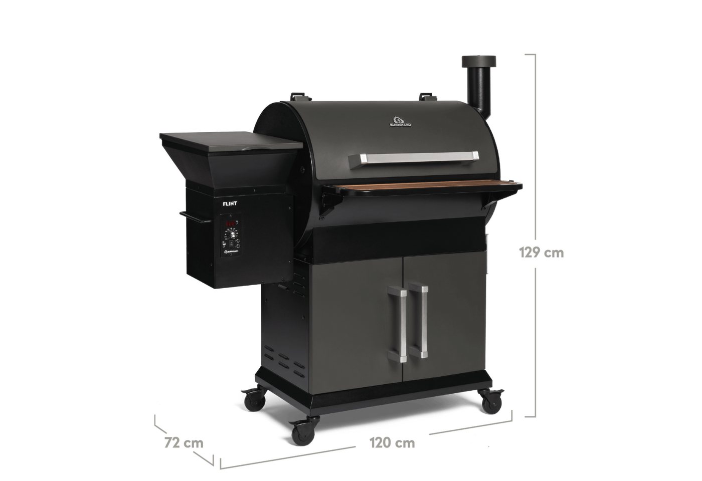 BURNHARD® Smoker FLINT, Pelletsmoker – Bild 2 von 5