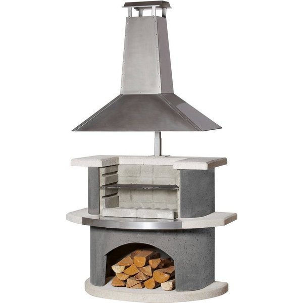 Buschbeck Grillkamin Zürich, BxTxH: 110x65x210 cm