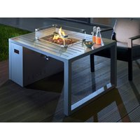 BUSCHBECK Loungetisch und Feuerstelle »Lagos«, B 115 x T 75 x H 58,5 cm, grau