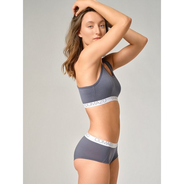 comazo Bustier aus Merinowolle mit Comazo Logo-Elastikbund