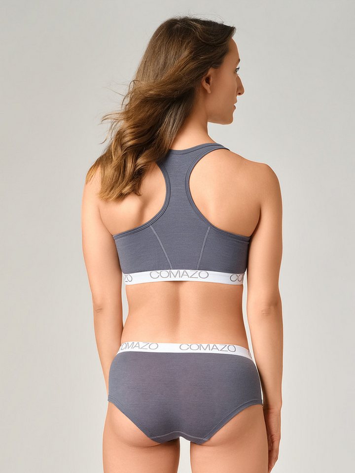 comazo Bustier aus Merinowolle mit Comazo Logo-Elastikbund – Bild 2 von 2