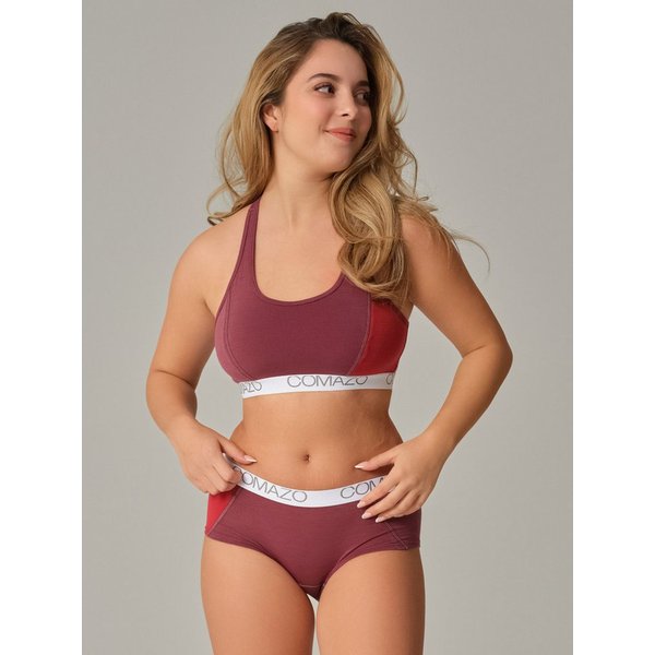 comazo Bustier aus Merinowolle mit Comazo Logo-Elastikbund