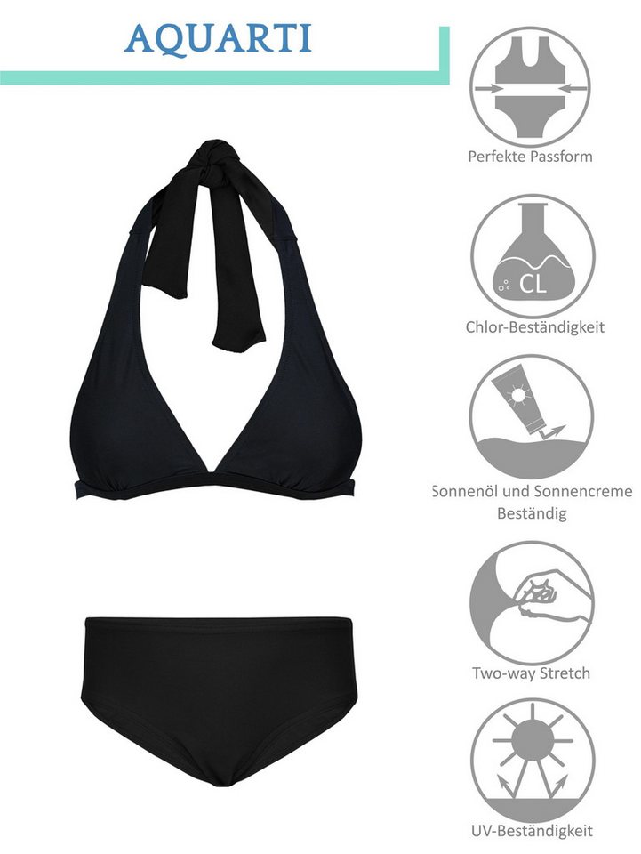Aquarti Bustier-Bikini Aquarti Mädchen Bikini Set Bustier Bikinislip Zweiteiliger Badeanzug – Bild 2 von 5
