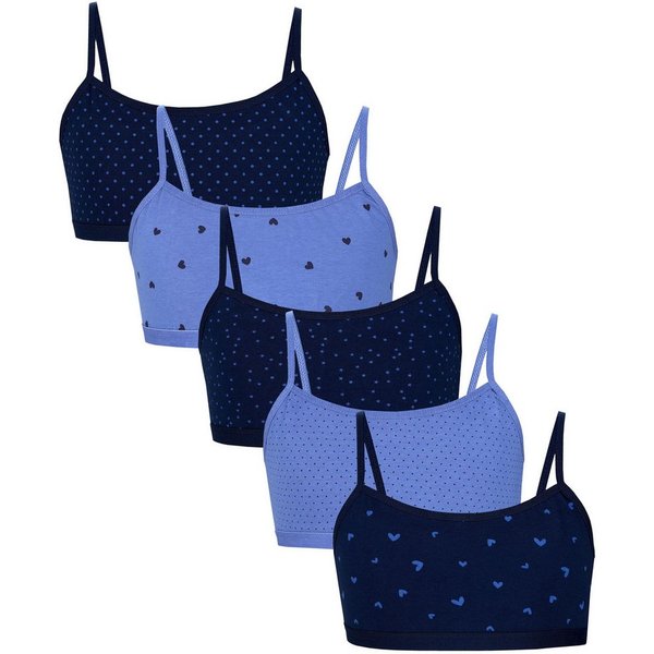 TupTam Bustier TupTam Mädchen Bustier mit Spaghettiträger 5er Pack