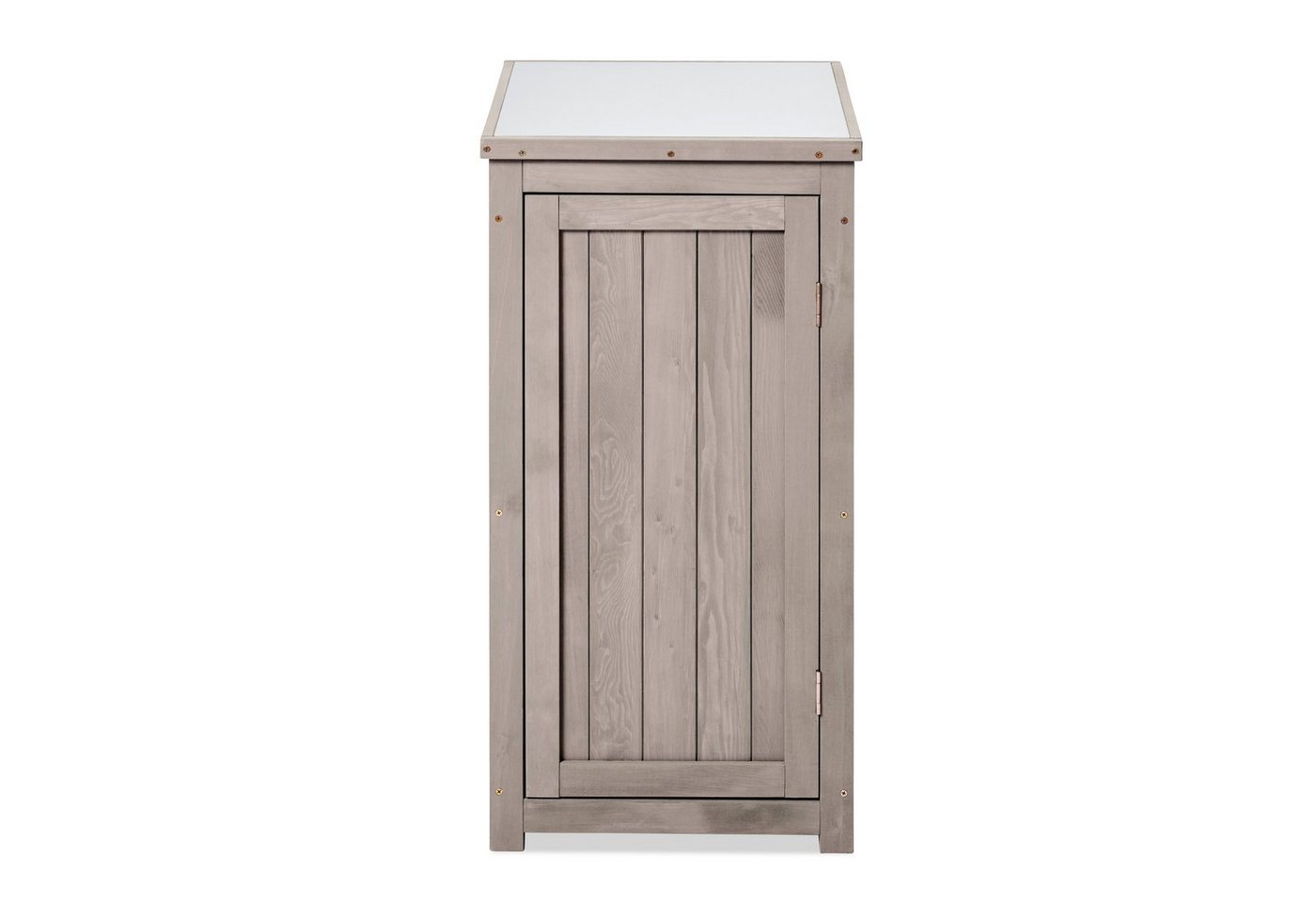 BUTENKIST Garten-Geräteschrank NEELE, Balkonschrank, Gartenschrank klein, Pflanztisch, Aufbewahrung, Holz – Bild 4 von 5