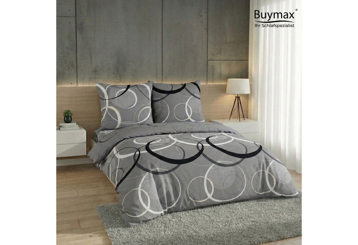 Buymax Bettwäsche Wave, Renforcé, 100% Baumwolle, Renforcé, 3 teilig, 100% Baumwolle – Bild 2 von 5