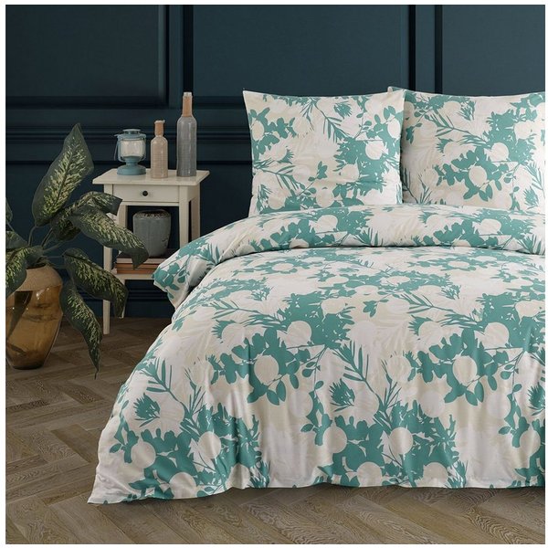 Buymax Bettwäsche Willow, Renforcé, 100% Baumwolle, Renforcé: 100% Baumwolle, 2 teilig, Premium 100% Baumwolle Bettbezug-Set 135x200 cm mit Reißverschluss