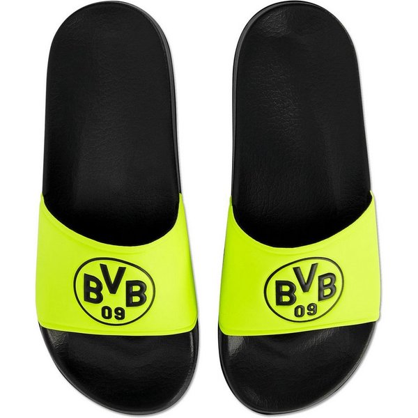 BVB BVB Badeschlappen Logo neon Badeschuh