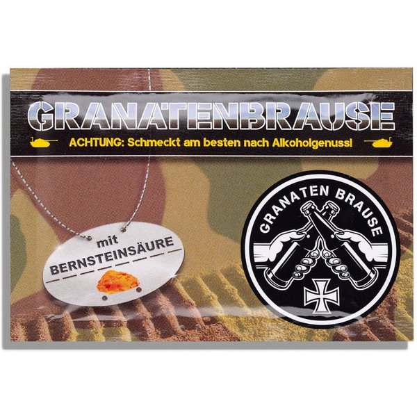 BWuM 3er Pack Granatenbrause mit Bernsteinsäure und Mineralstoffen Pulver, 30 g