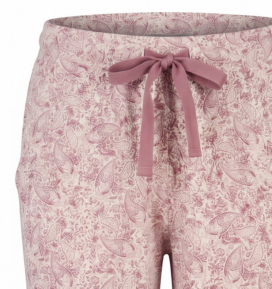By Louise Pyjamahose Lace Luxury (1-tlg., 1-teilig) Damen Schlafhose Pyjamahose lang Baumwolle – Bild 2 von 5