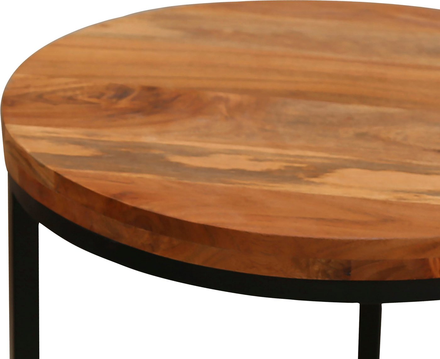 byLIVING Beistelltisch Selma, aus Massivholz, Zweisatztisch – Bild 5 von 5