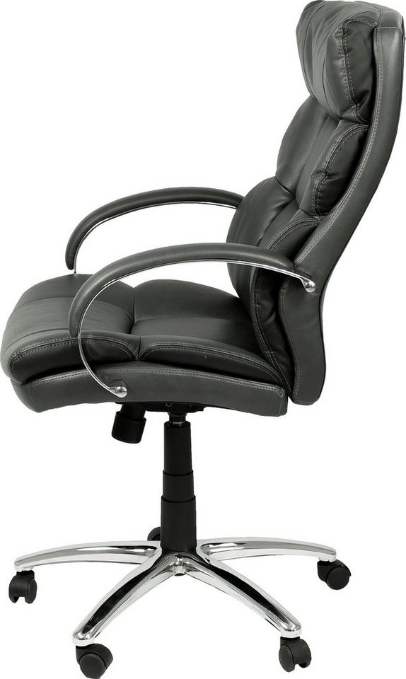 byLIVING Chefsessel Paul-XXL, Belastbarkeit bis 150 kg, komfortabel, mit Wippmechanik – Bild 4 von 5