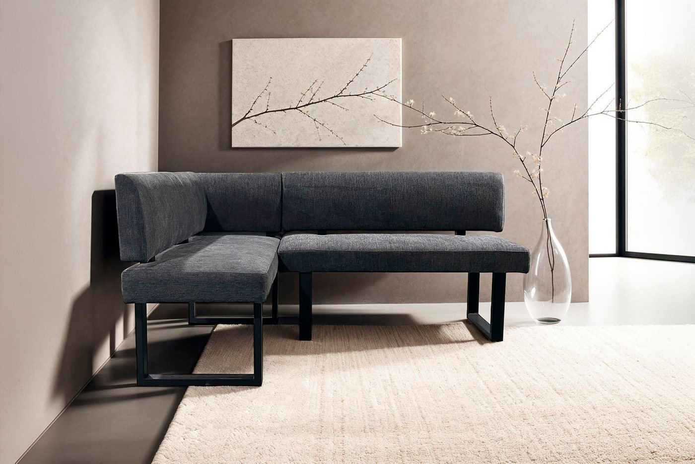 byLIVING Eckbank Vancouver, mit Taschenfederkern, langer Schenkel wahlweise rechts oder links – Bild 2 von 5