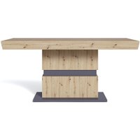 BYLIVING Esstisch Matthew (Artisan Eiche, 160-215cm (ausziehbar))