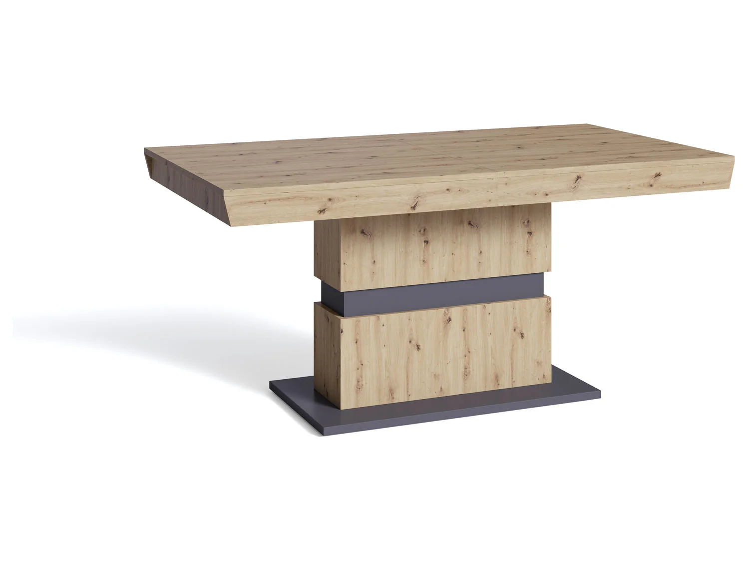 BYLIVING Esstisch Matthew (Artisan Eiche, 160-215cm (ausziehbar)) – Bild 4 von 4