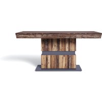 BYLIVING Esstisch Matthew (Old wood, 160-215cm (ausziehbar))