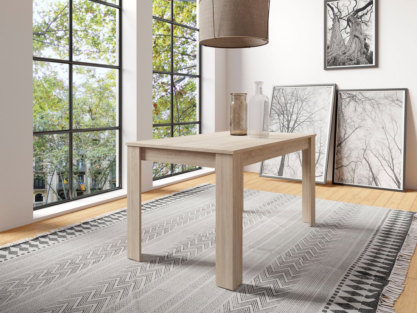 byLIVING Esstisch Nepal, Breite 80/ 90/ 120 oder 140 cm, verschiedene Ausführungen erhältlich – Bild 3 von 5