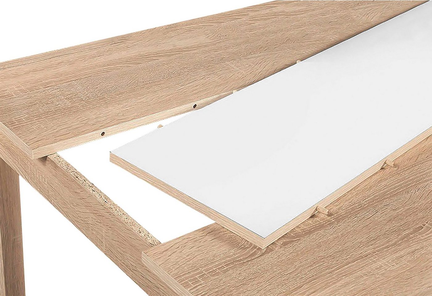 byLIVING Esstisch Nori, Breite 120, 140 oder 160 cm, Mittelplatte wendbar – Bild 4 von 5