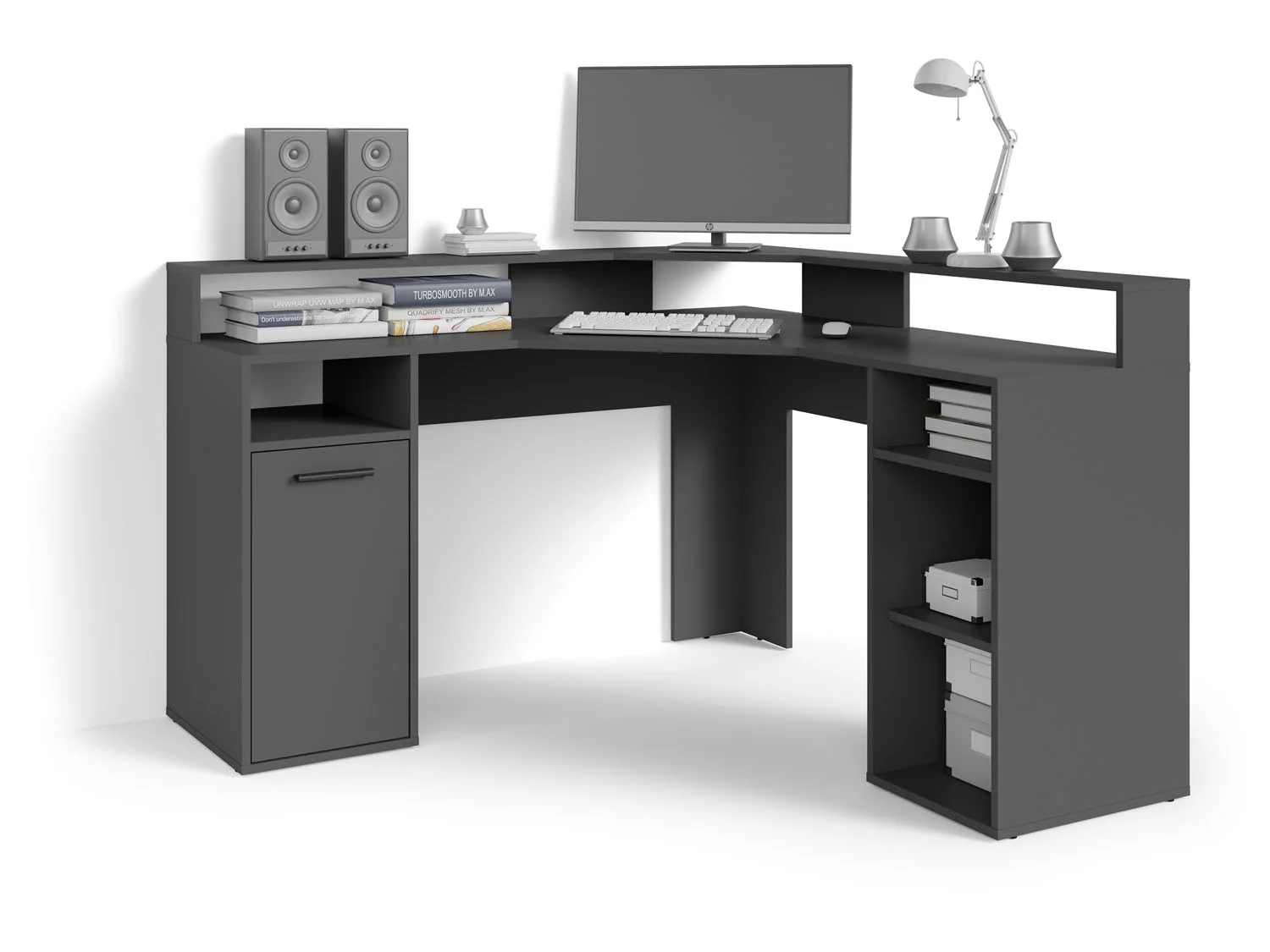BYLIVING Gaming Schreibtisch Fox (Anthrazit) – Bild 3 von 3
