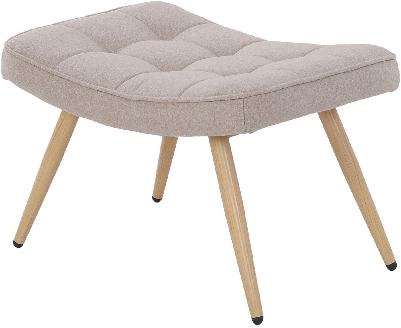 byLIVING Hocker UTA, Bezug Webstoff oder Samt, Schaumstoff – Bild 4 von 5