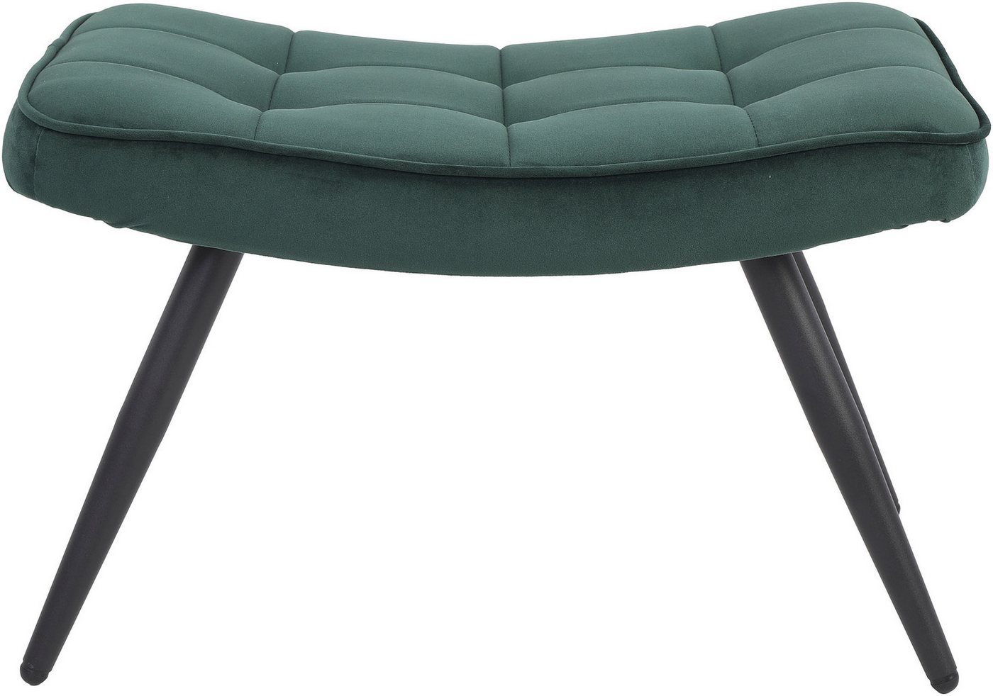 byLIVING Hocker UTA, Bezug Webstoff oder Samt, Schaumstoff – Bild 3 von 5