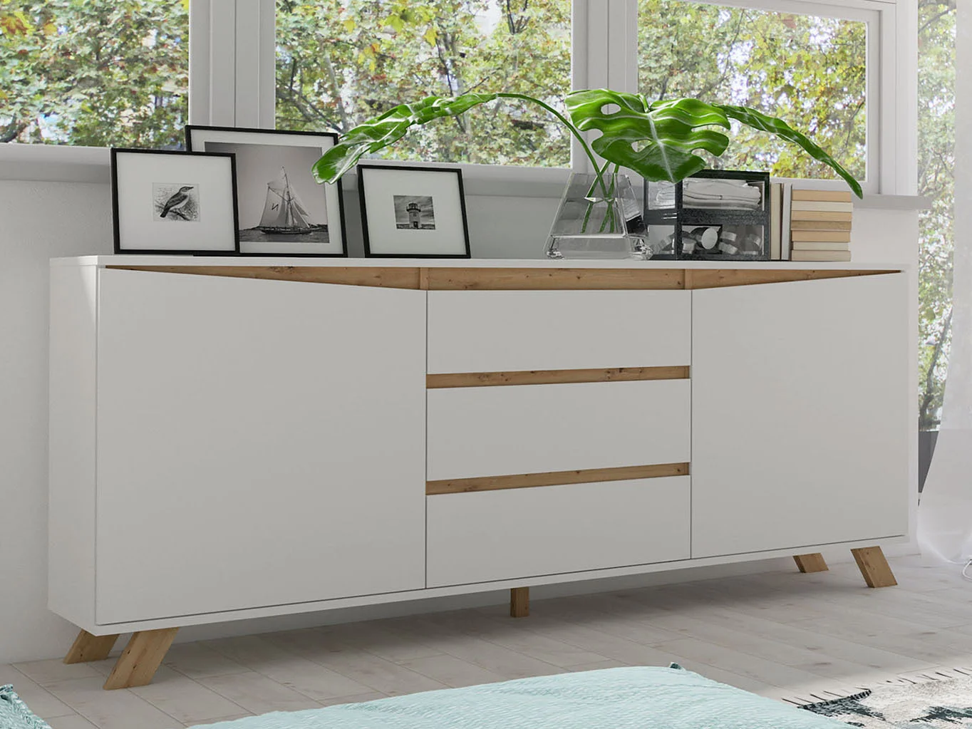 BYLIVING Kommode Valentin (Breite 180 cm) – Bild 2 von 4