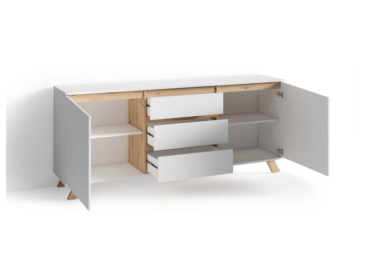 BYLIVING Kommode Valentin (Breite 180 cm) – Bild 4 von 4