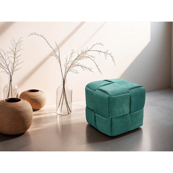 byLIVING Pouf URBAN, Bezug Cord in verschiedenen Farben, Schaumstoff