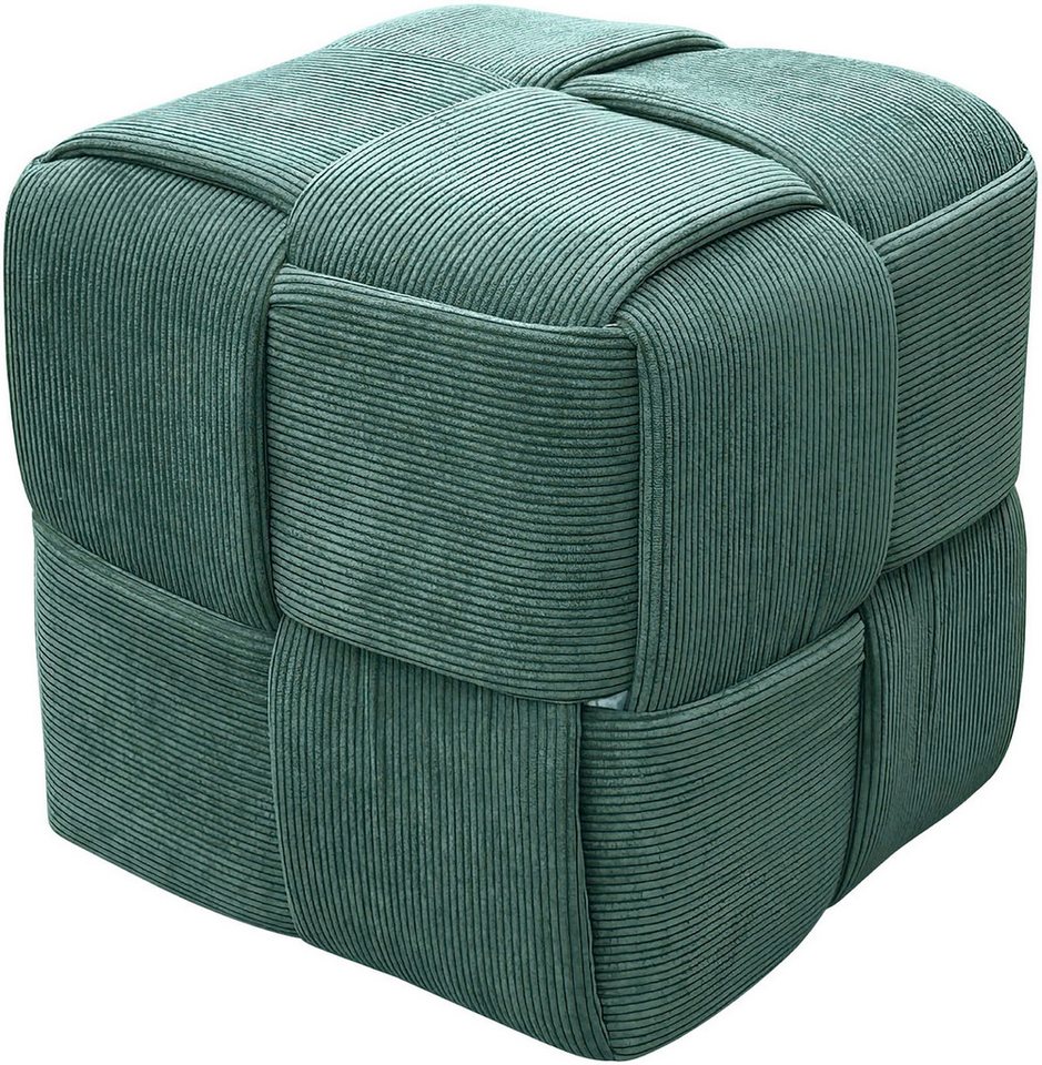 byLIVING Pouf URBAN, Bezug Cord in verschiedenen Farben, Schaumstoff – Bild 3 von 5