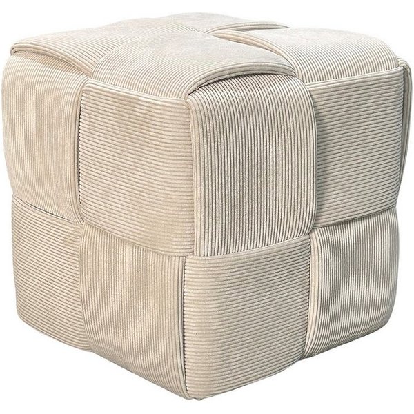 byLIVING Pouf Urban, Cord Bezug, Vollpolster, B 40, H 40, T 40 cm, verschiedene Farben