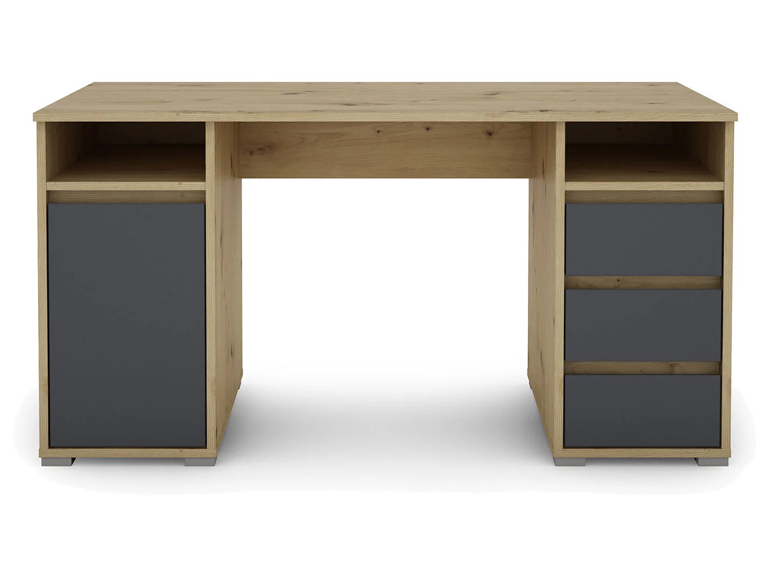 BYLIVING Schreibtisch Lobo (Artisan Eiche / Anthrazit) – Bild 3 von 4