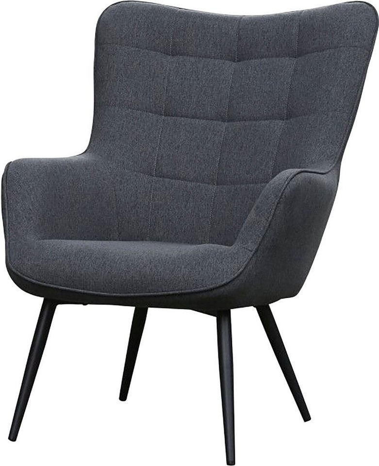 byLIVING Sessel Uta (1-St), wahlweise mit oder ohne Hocker, in Cord, Samt oder Webstoff – Bild 5 von 5