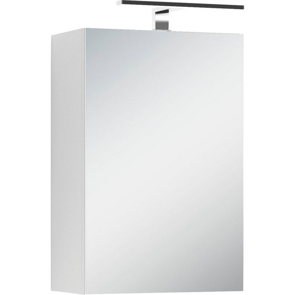 byLIVING Spiegelschrank Serie Spree, in vielen Breiten erhältlich Soft-Close, LED Beleuchtung mit Schalter- und Steckdosenbox