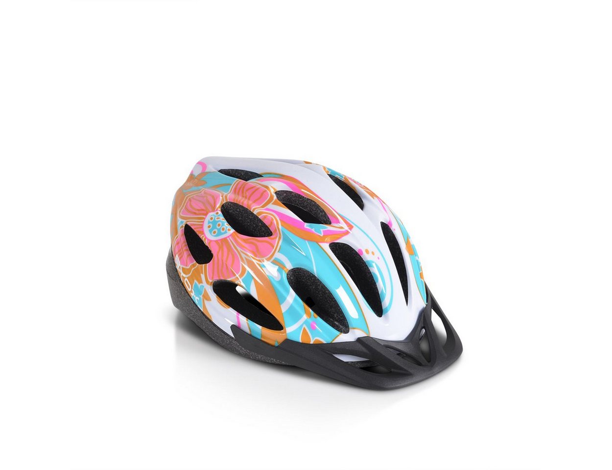 Byox Kinderhelm Y02, Größe L 58-62 cm, 17 Löcher, LED-Licht, EPS + PVC-Schale, einstellbar – Bild 2 von 5
