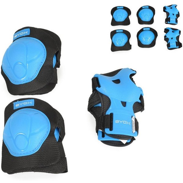 Byox Protektoren-Set H110, Protektoren, Ellenbogen-, Handgelenk- und Knieschützer, Polyester
