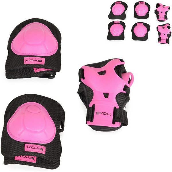 Byox Protektoren-Set H110, Protektoren, Ellenbogen-, Handgelenk- und Knieschützer, Polyester