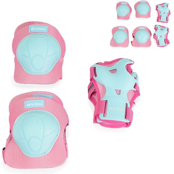 Byox Protektoren-Set H110, Protektoren, Ellenbogen-, Handgelenk- und Knieschützer, Polyester