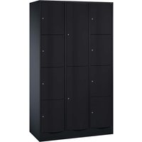 Kombi-Schließfachschrank an/an l+r, 4+2+4 Fächer