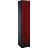 Schließfachschrank 1 Turm an/rt 2er