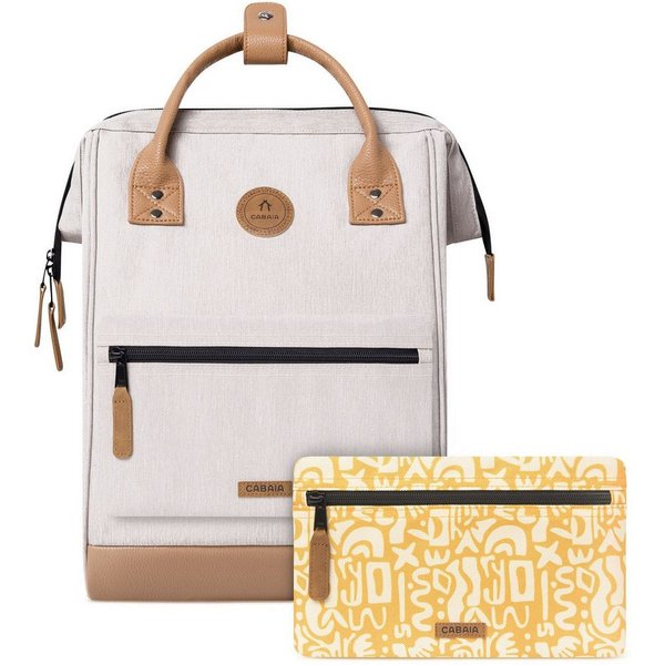 CABAIA Rucksack Melanged Backpack (Set, 3-tlg)
