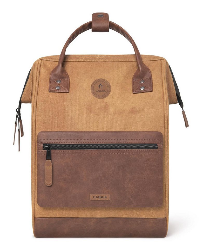 CABAIA Rucksack Waxed Cotton Backpack (Set, 3-tlg) – Bild 2 von 5