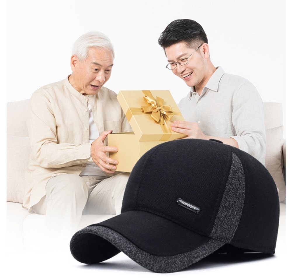 Cachito Baseball Cap Winter Baseballcap mit Ohrenklappen Schirmmütze Für Herren und Damen Perfektes Geschenk für Weihnachten, Neujahr, Valentinstag – Bild 2 von 5