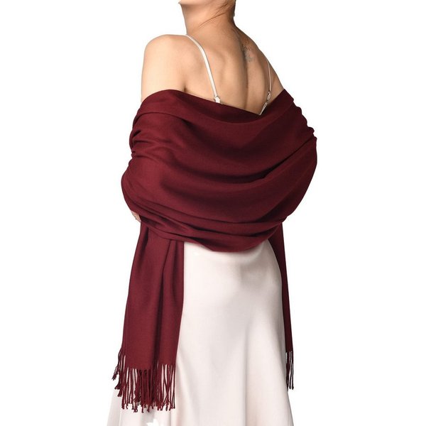Cachito Modeschal Damen Schultertuch Abendkleid festlich Schal, mit quasten/fransen, Tücher für abendkleid Stola Scarf Winterschal
