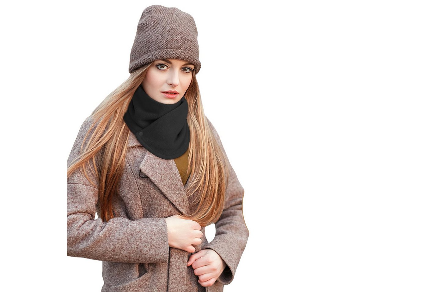 Cachito Modeschal Multifunktionstuch Unisex Schüttelvlies Winter Warme schal – Bild 4 von 5